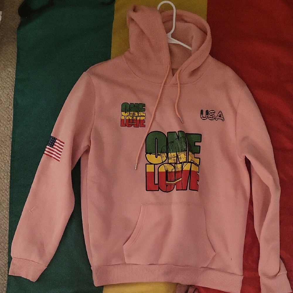 One Love Pink Hoodie